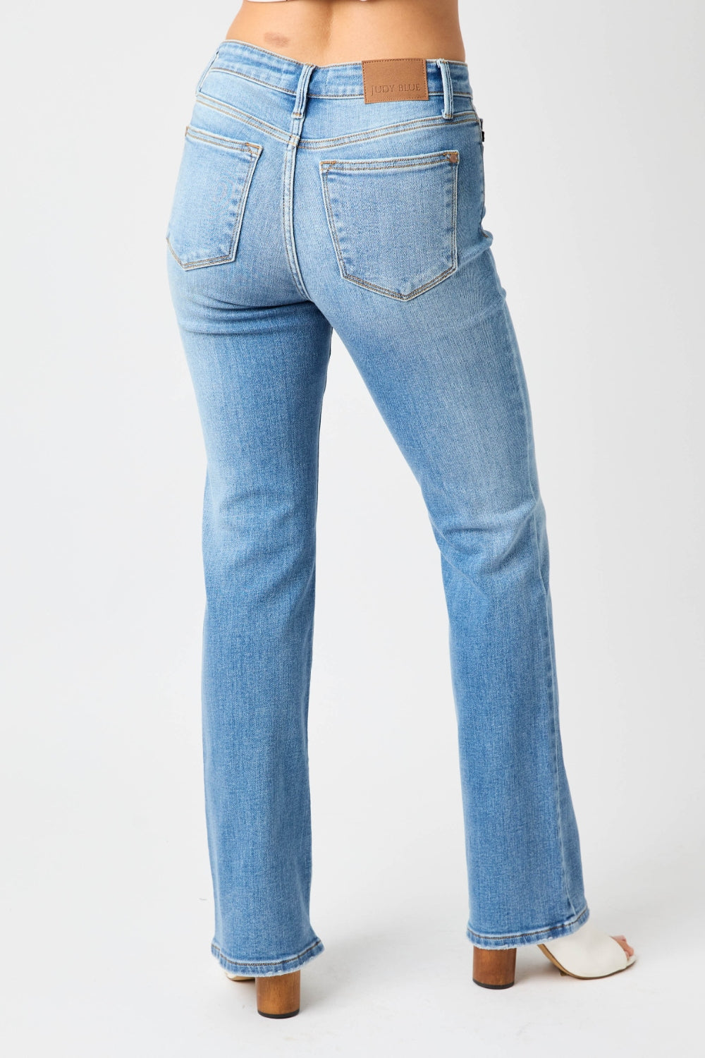 Judy Blue Full Size High Waist Straight Jeans - The Teal Antler Boutique