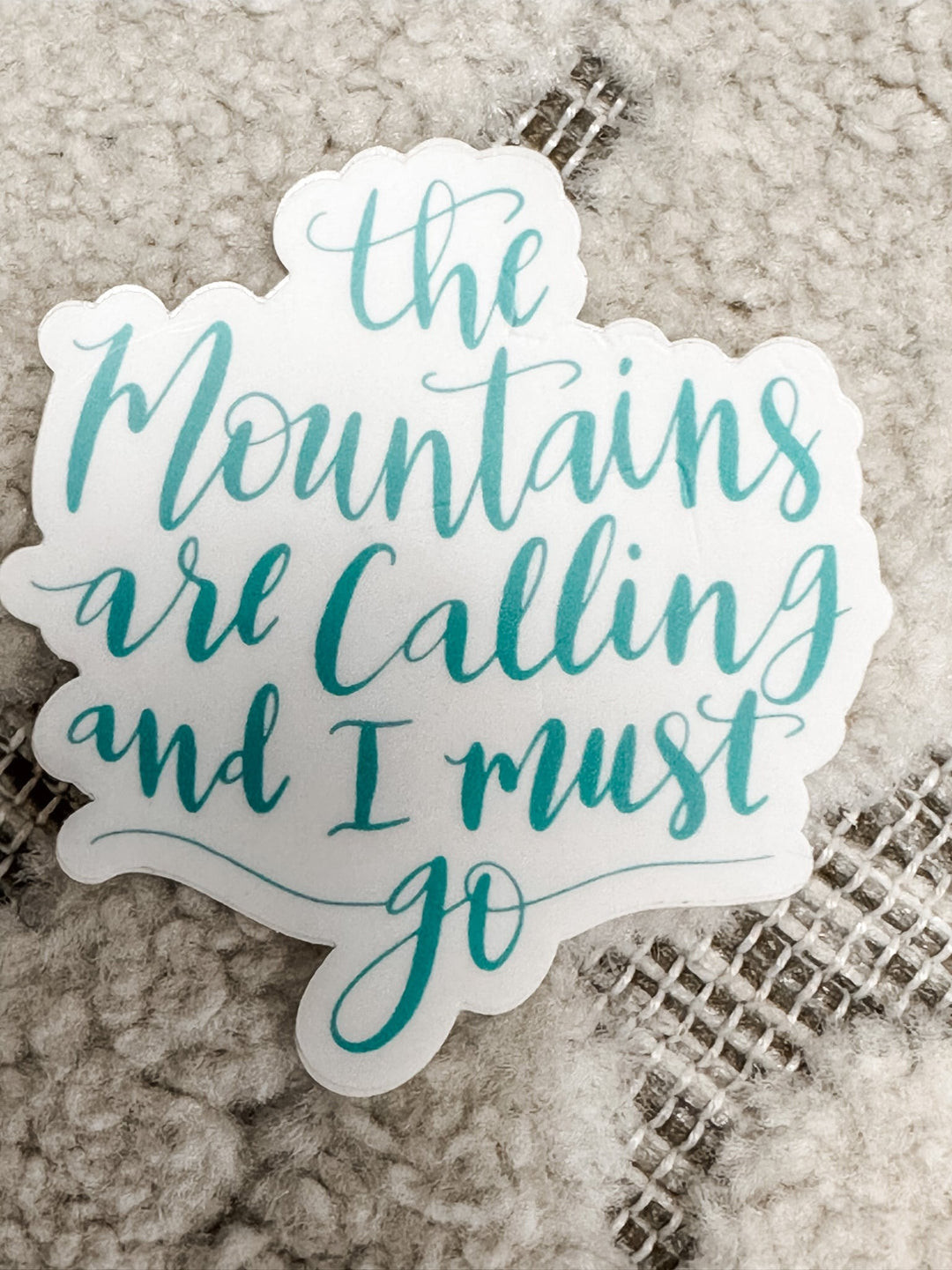 Mountains Sticker - The Teal Antler Boutique