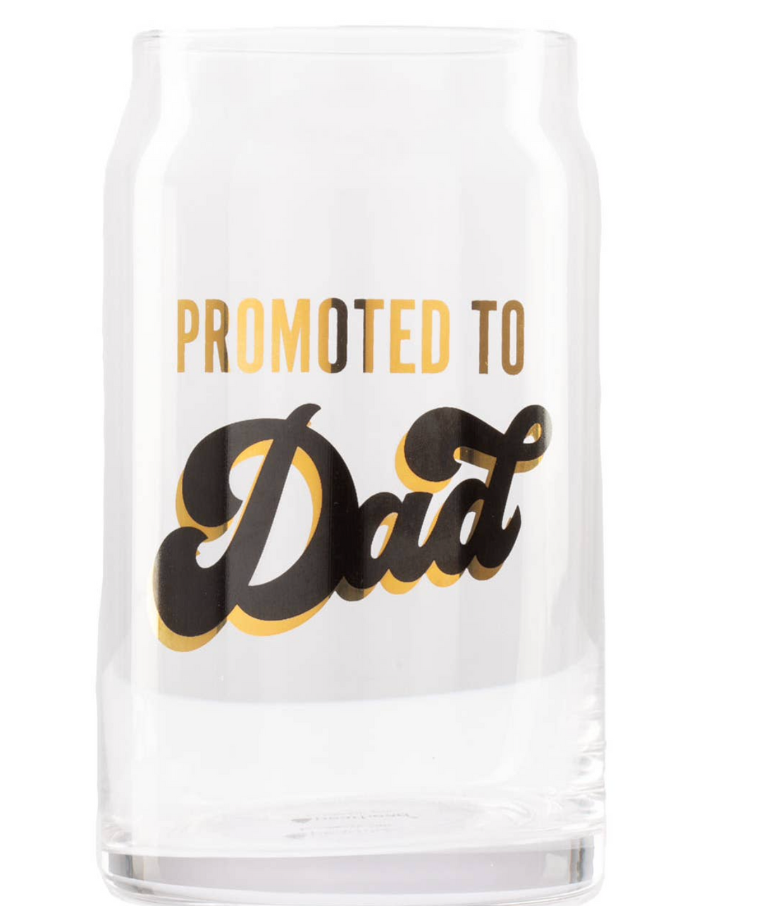 Promoted to Dad Beer Glass - The Teal Antler™