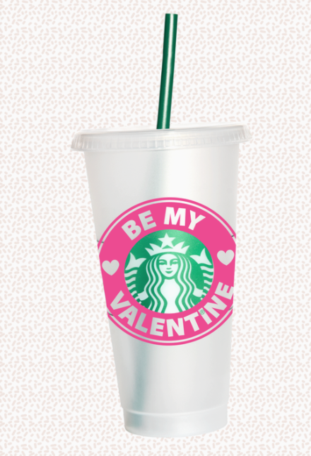 Valentines Reusable Tumbler  The Teal Antler