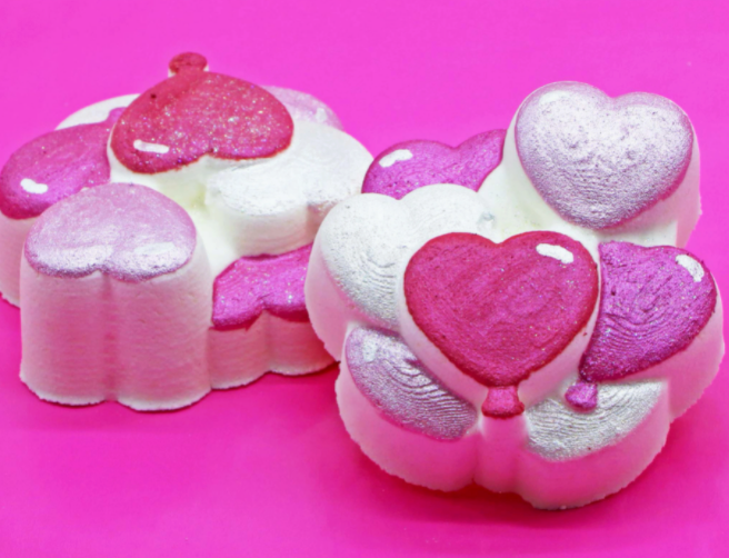 Balloon Hearts Valentines Bath Bomb - The Teal Antler Boutique