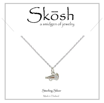 Skosh Silver Megaphone Necklace - The Teal Antler Boutique