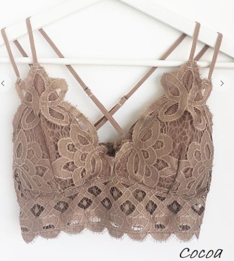 Bralette - Cocoa - The Teal Antler Boutique
