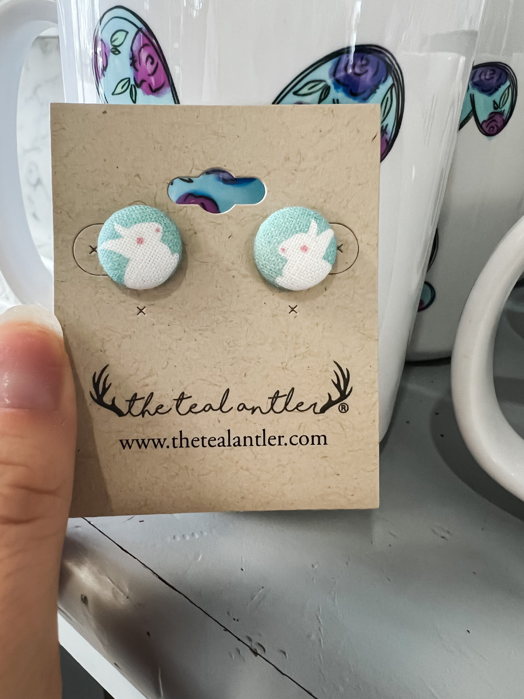 Easter Bunny Earrings - The Teal Antler Boutique