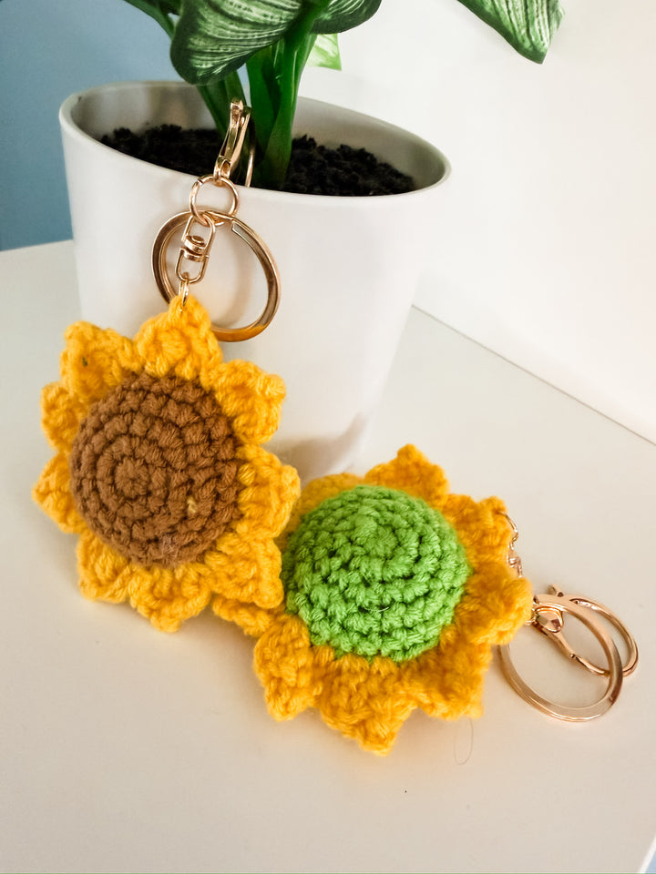 Sunflower Keychain