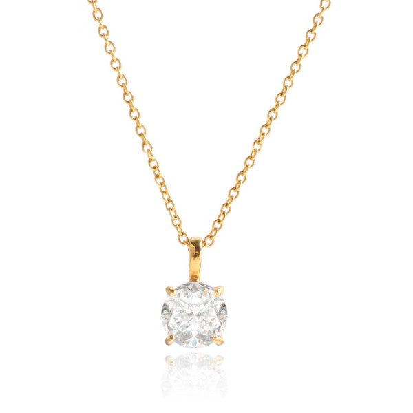 18K Gold Stainless Steel Shaped Necklace