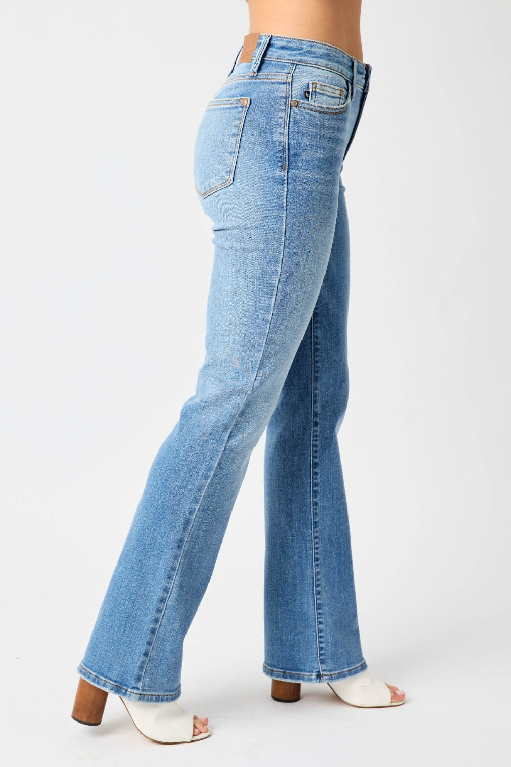 Judy Blue Full Size High Waist Straight Jeans - The Teal Antler Boutique