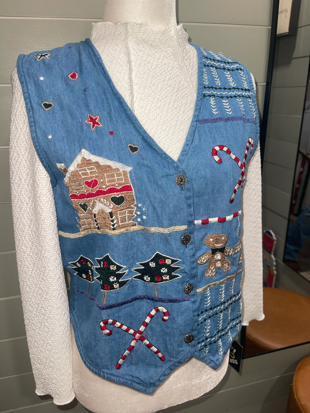 Gingerbread Vest Small