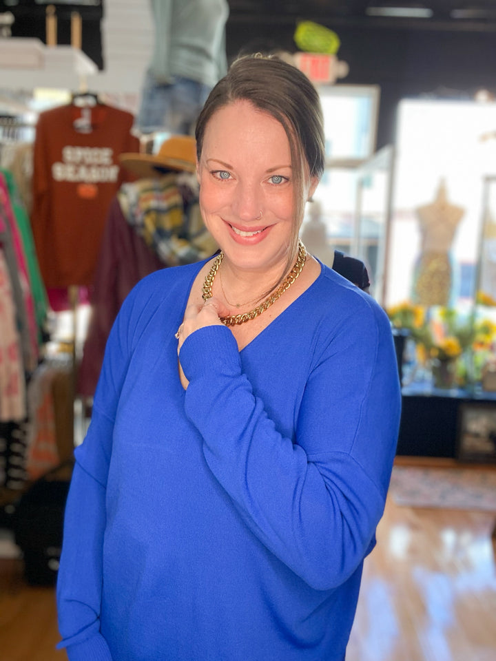 Comfy V Neck Sweater