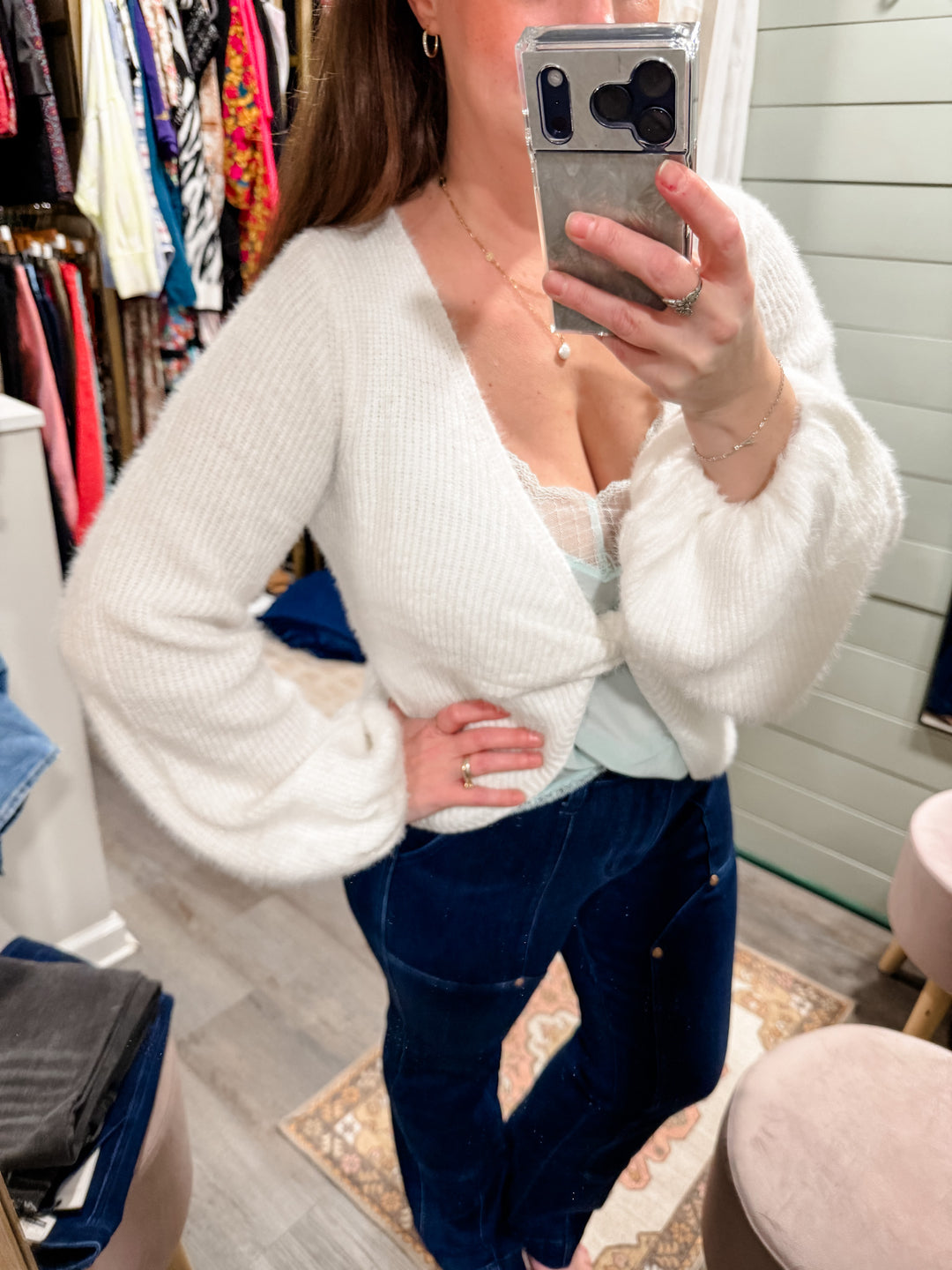 Cozy Twist Knot Top
