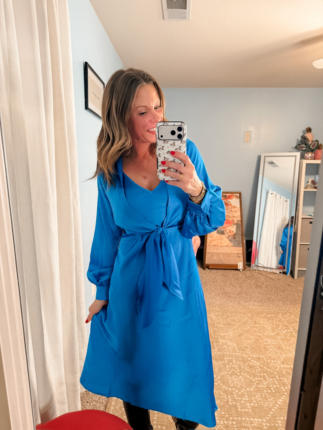 Midi Spaghetti Strap Slip Dress W/Crop Top