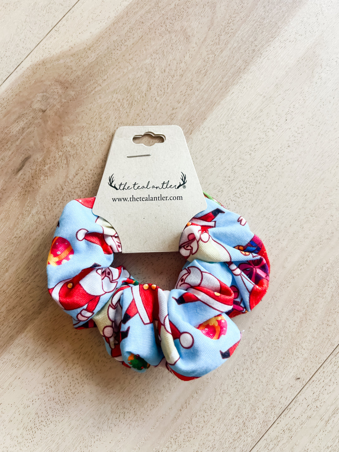 Santa Scrunchie - The Teal Antler Boutique