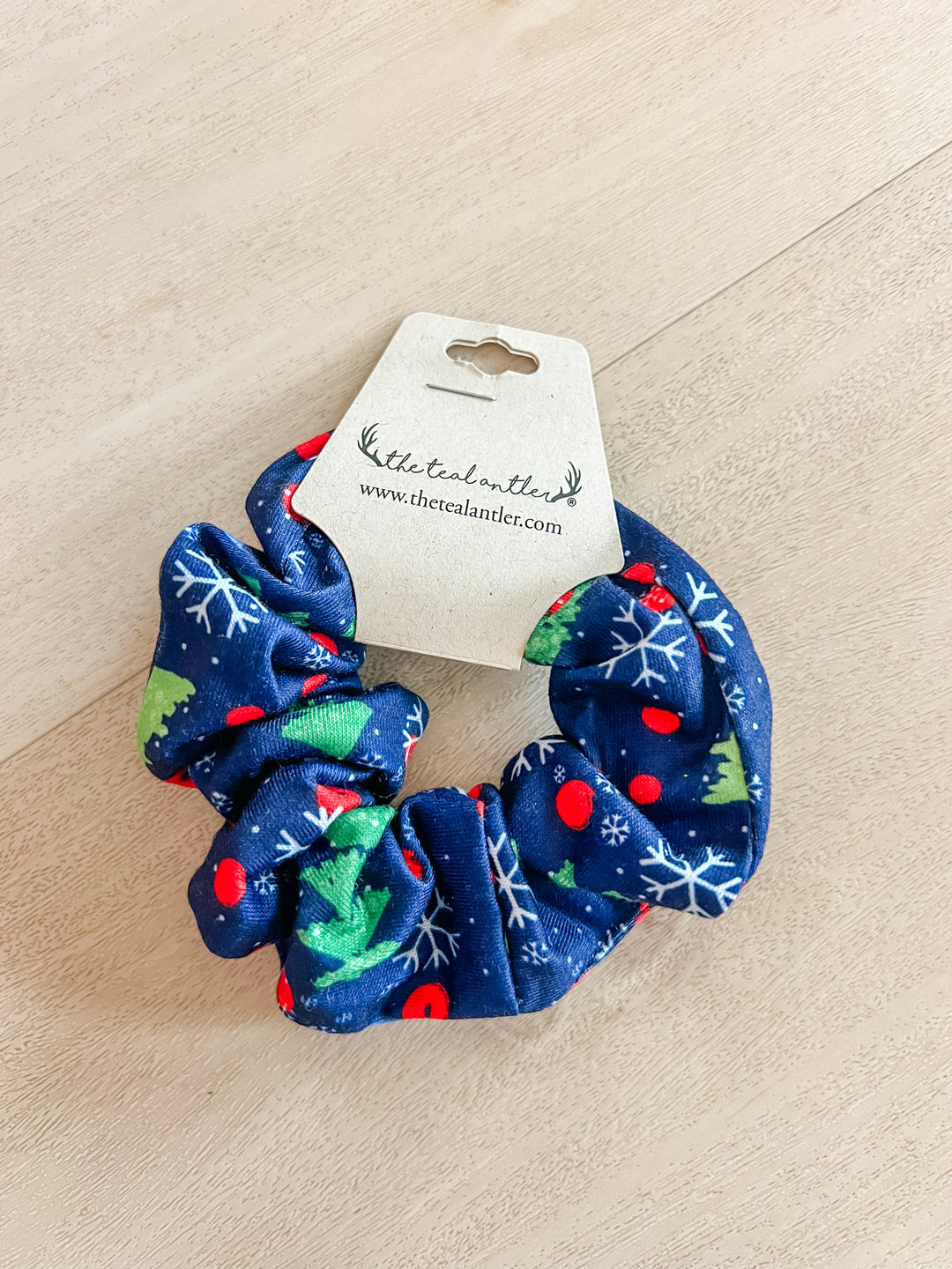Holiday Theme Scrunchie - The Teal Antler Boutique