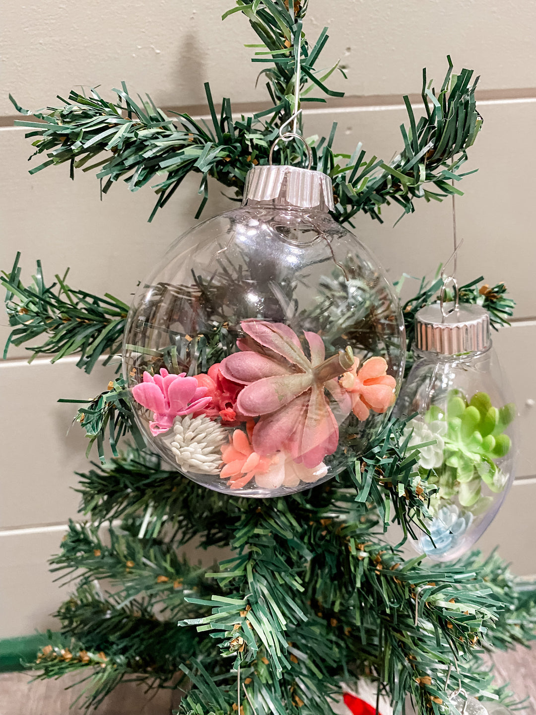 Floral Succulent Ornament