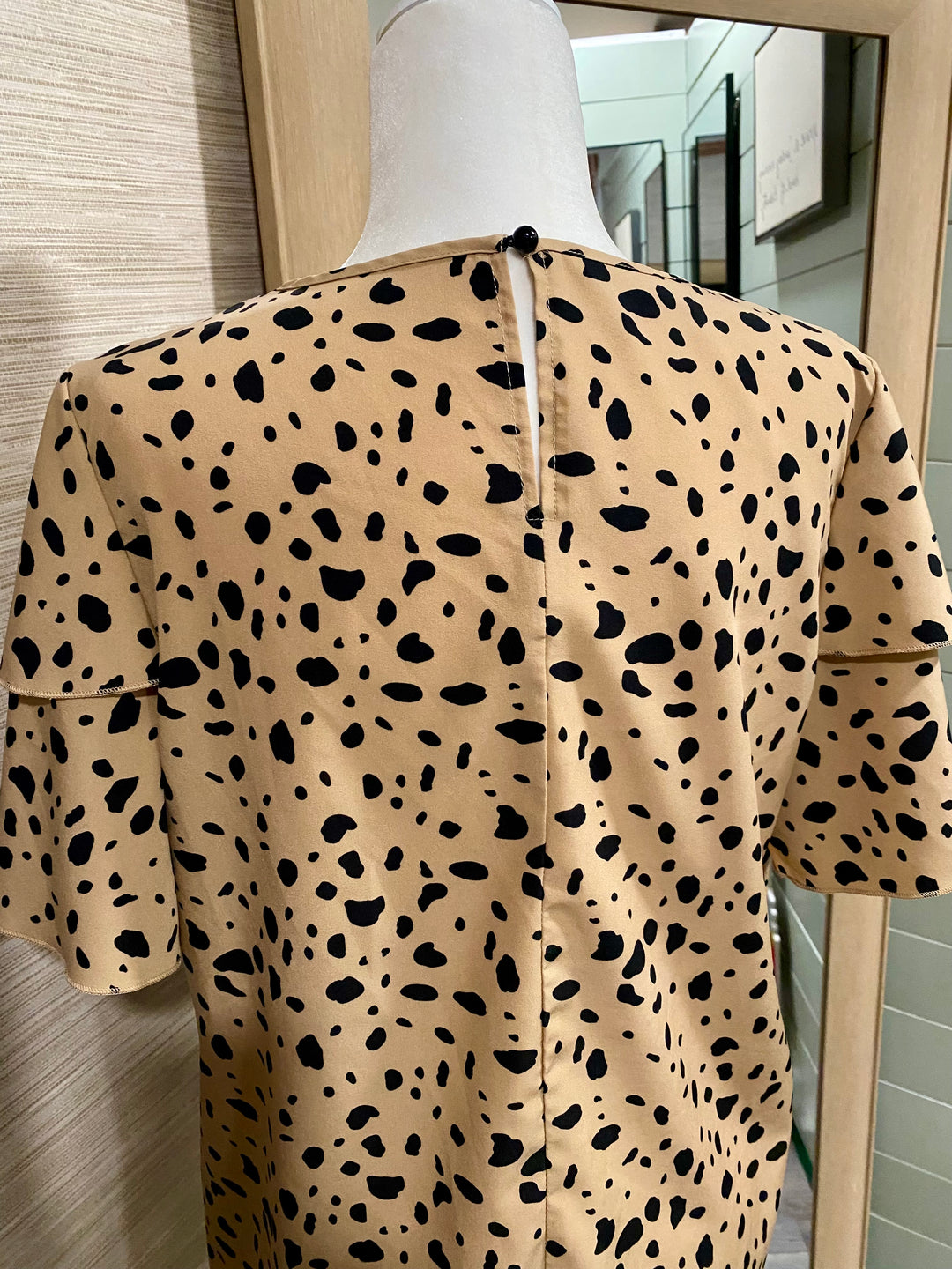 Tan Dalmation Top - XL