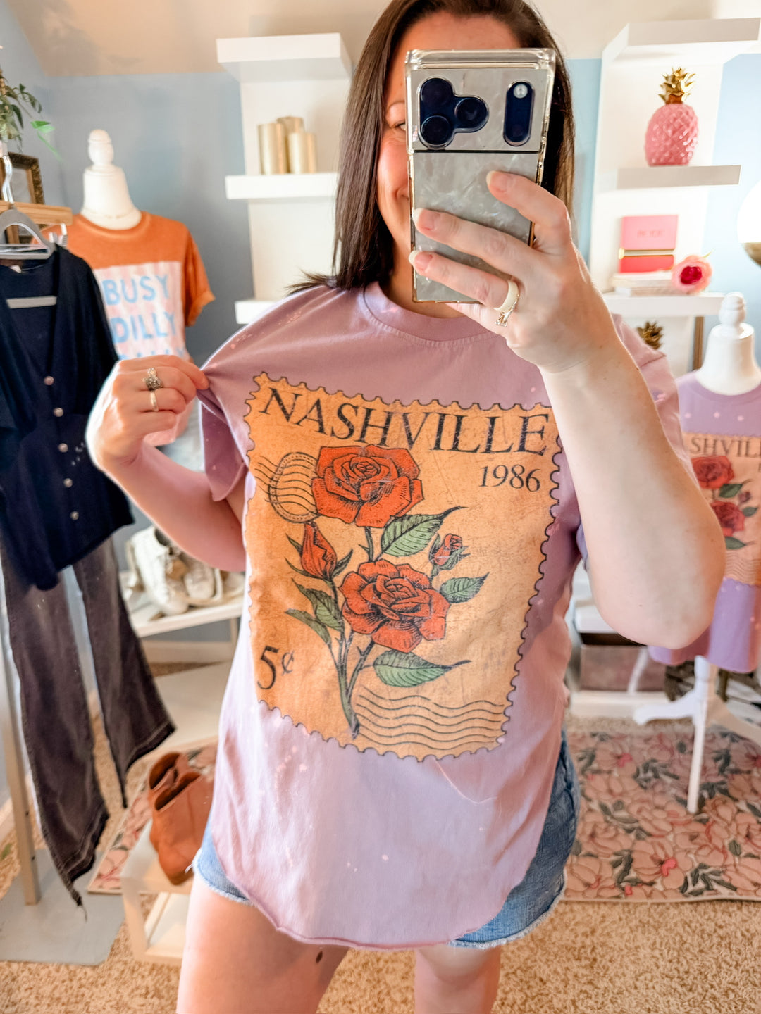 Nashville Postage Stamp Graphic Tee