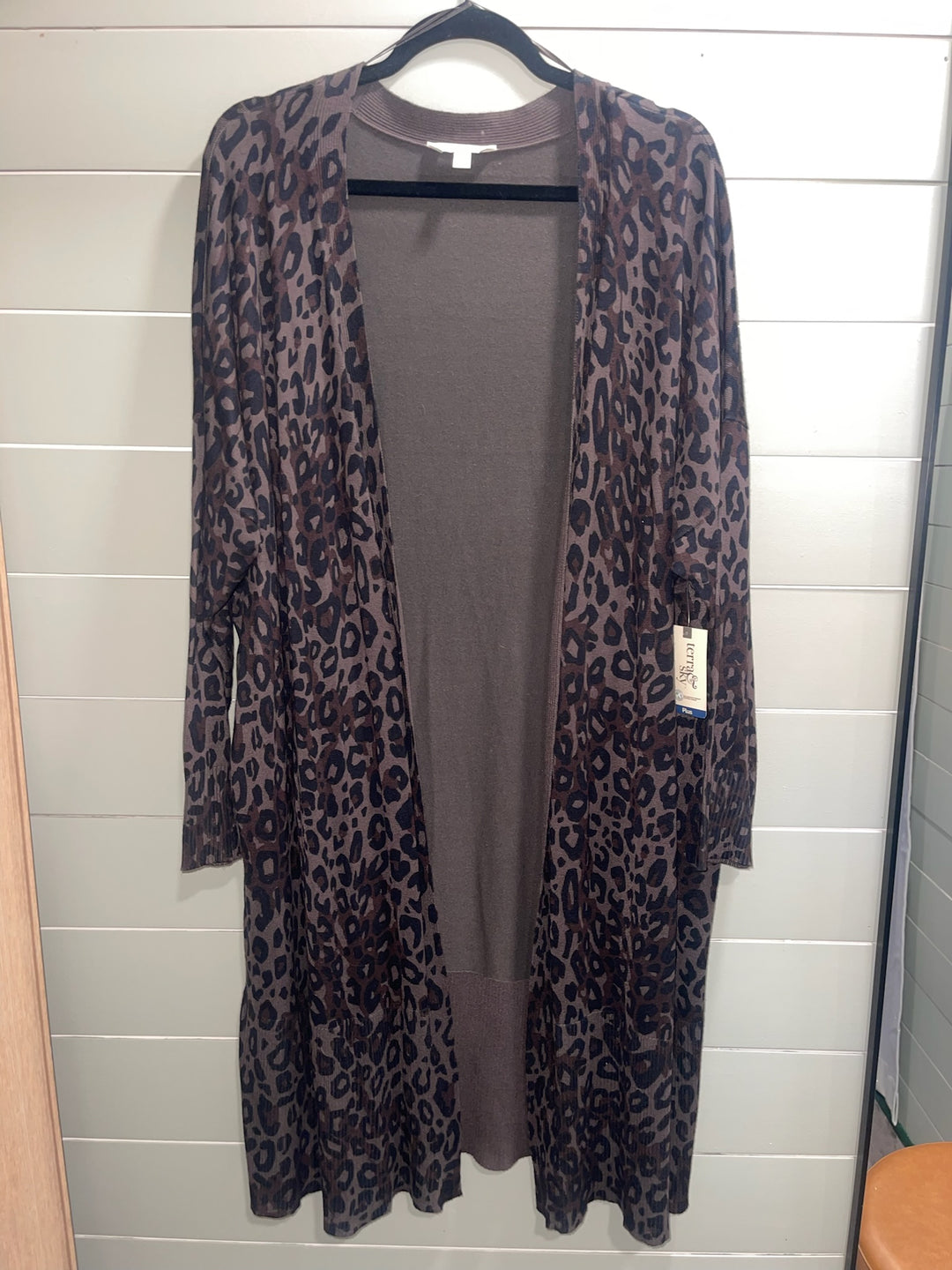 NEW black leopard Cardi