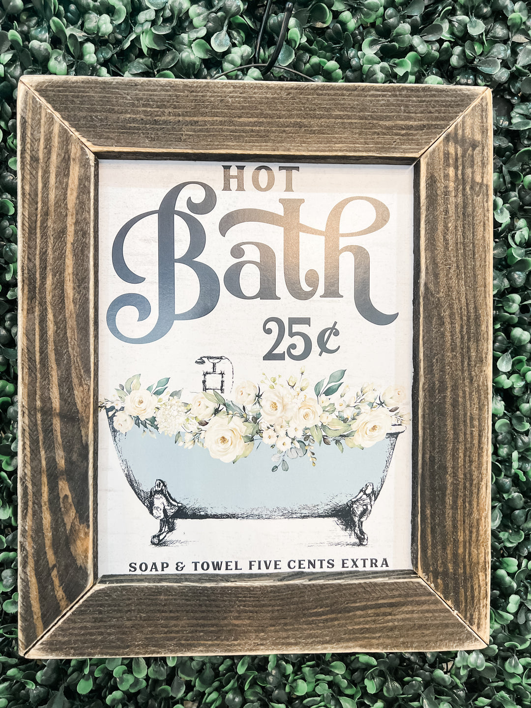 Hot Bath- Sign - The Teal Antler Boutique