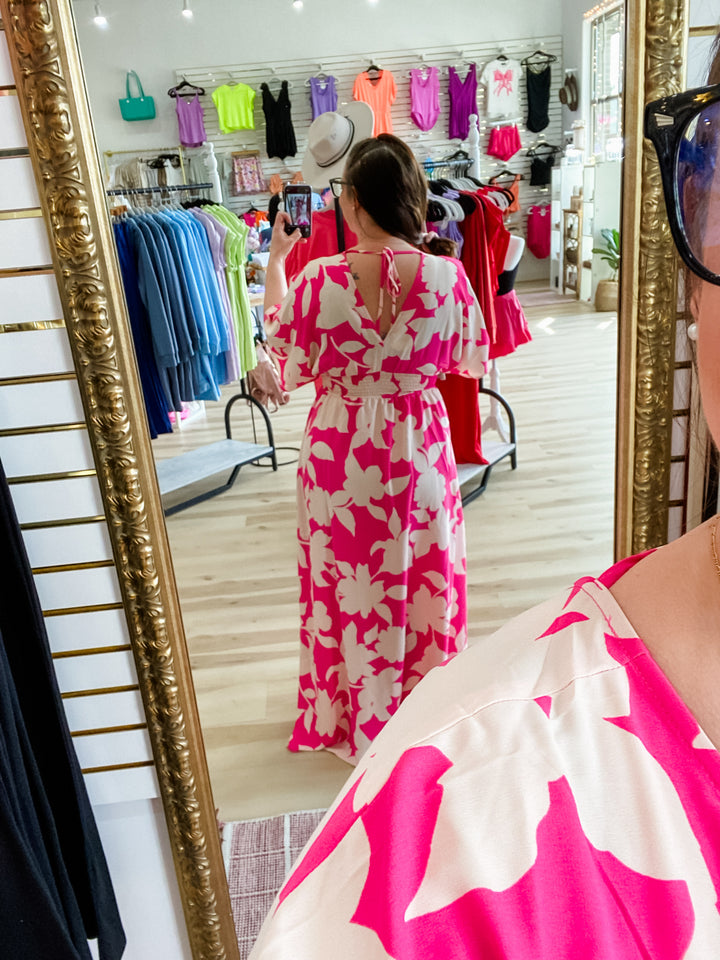 Maxi Meets Kimono- Floral Beauty - The Teal Antler Boutique