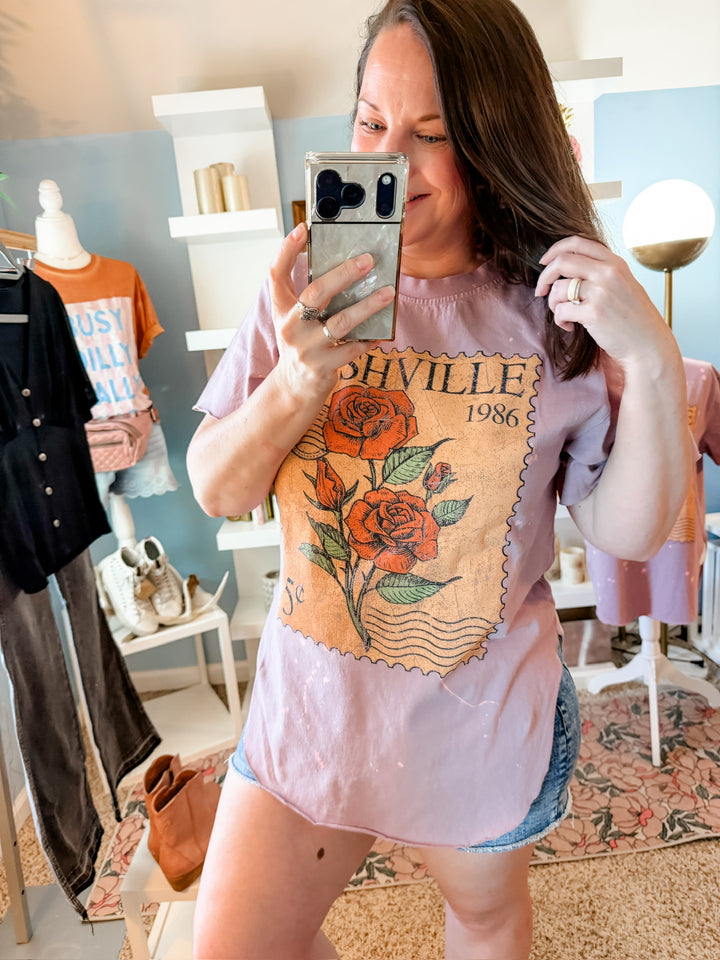 Nashville Postage Stamp Graphic Tee