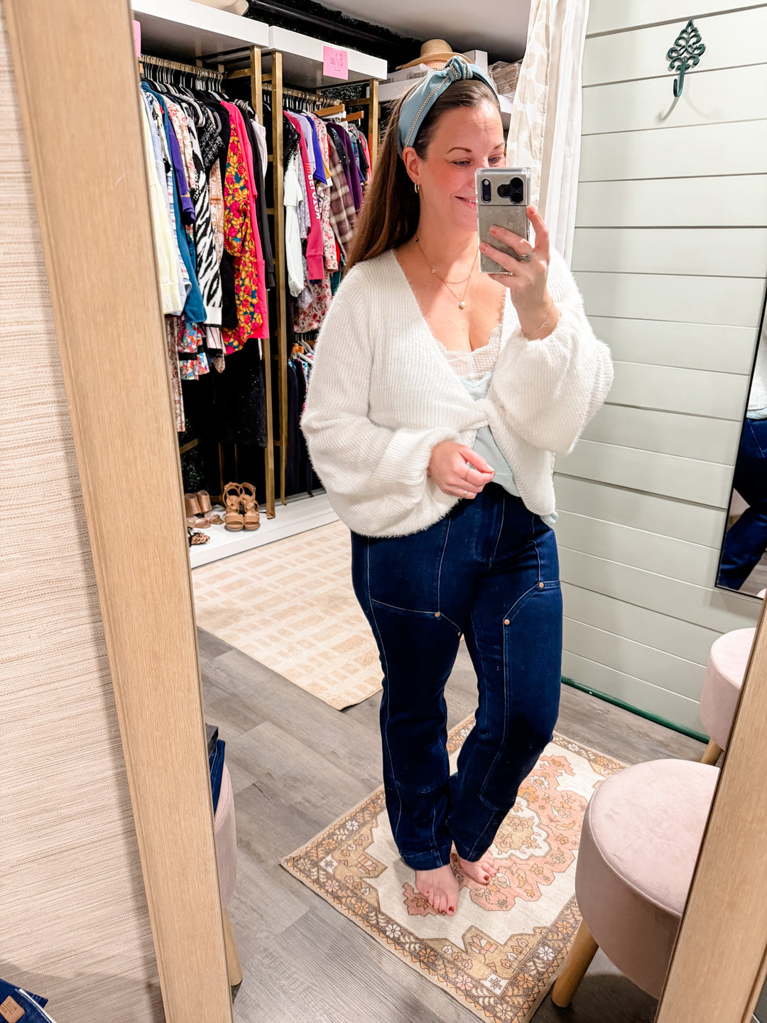 Judy Blue Knee Patch Straight Leg