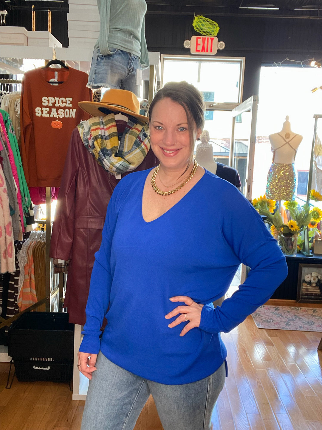 Comfy V Neck Sweater