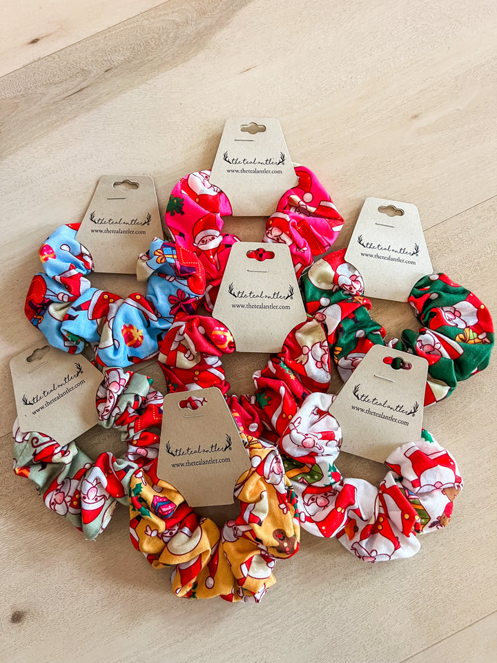 Santa Scrunchie - The Teal Antler Boutique