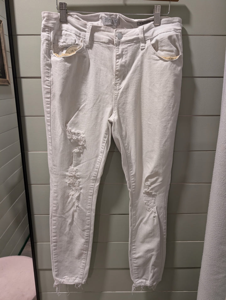 White Skinny JB 15