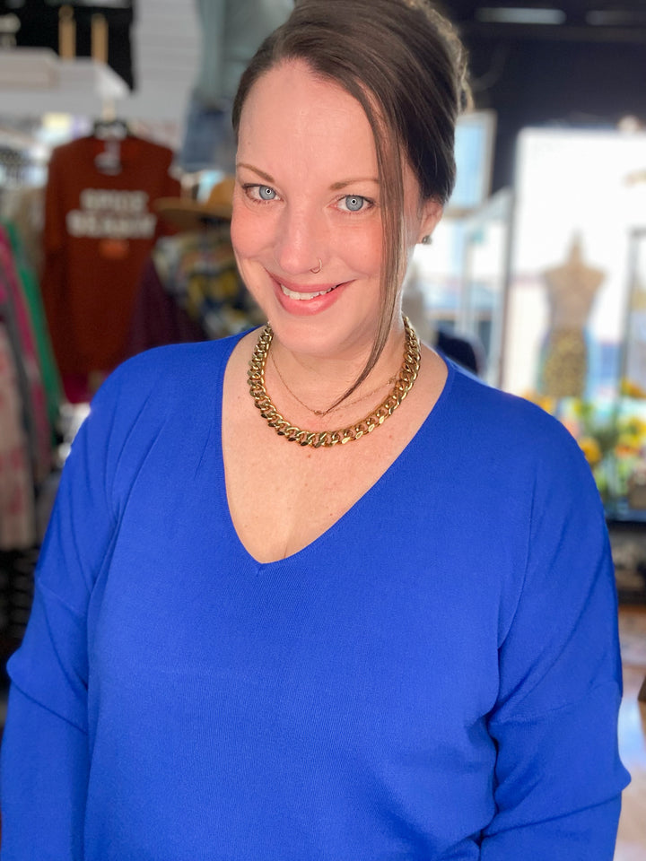 Comfy V Neck Sweater