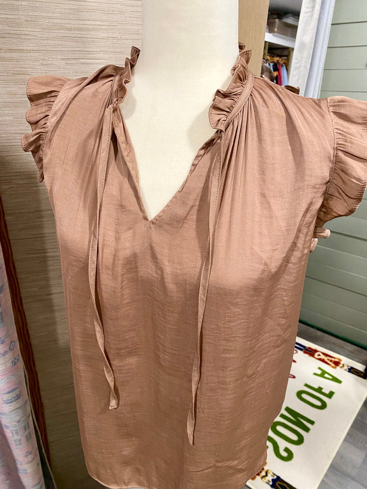 C&C-Tie Front Top - XS