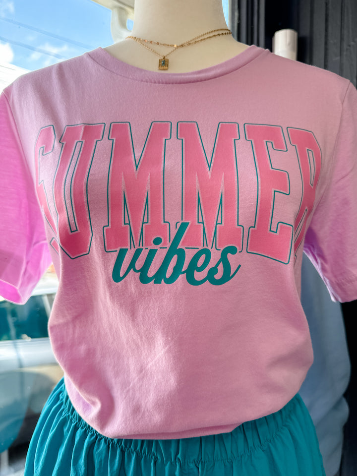 Summer Vibes Graphic Tee - The Teal Antler Boutique