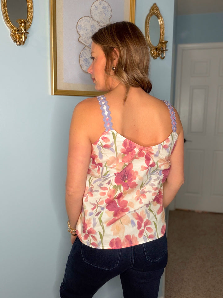 Double V Neck Cami