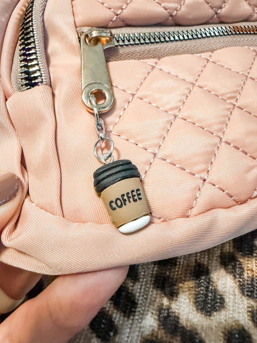 Coffee Charm w/Clip
