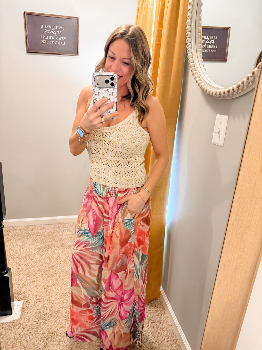 Palm Breeze Pocket Pants
