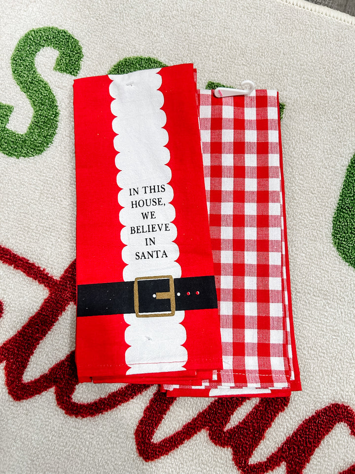 Set of 2 Holiday Tea Towels
