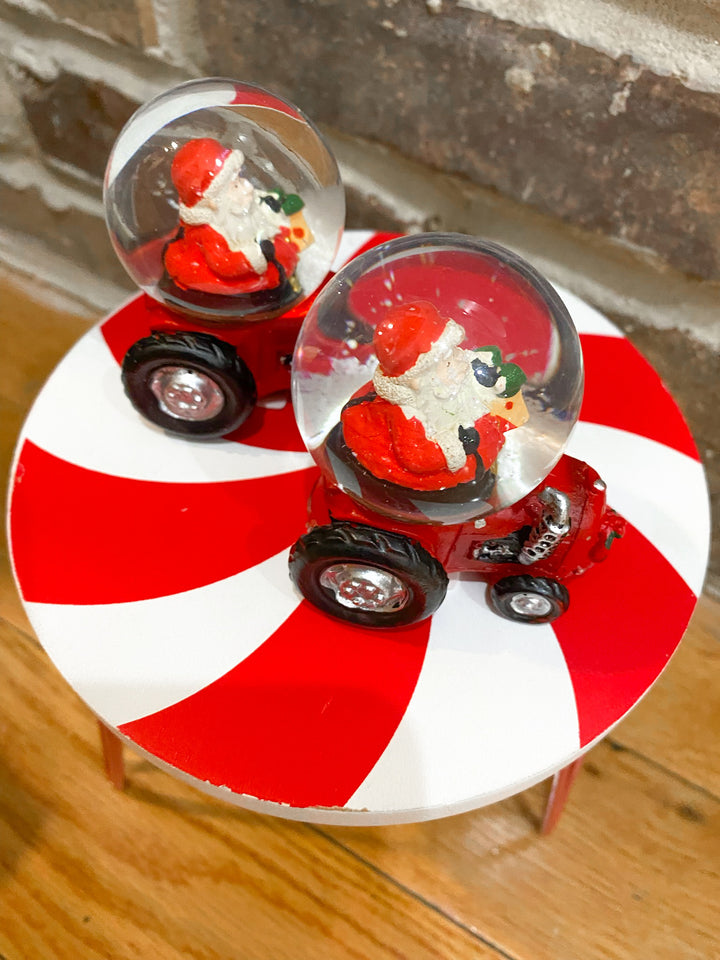 Santa In a Snow Globe