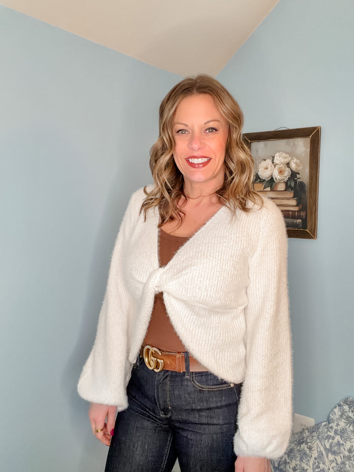 Cozy Twist Knot Top