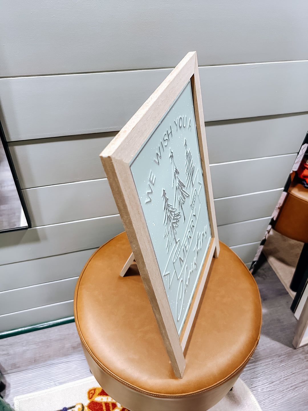 We Wish You A Merry Christmas Easel