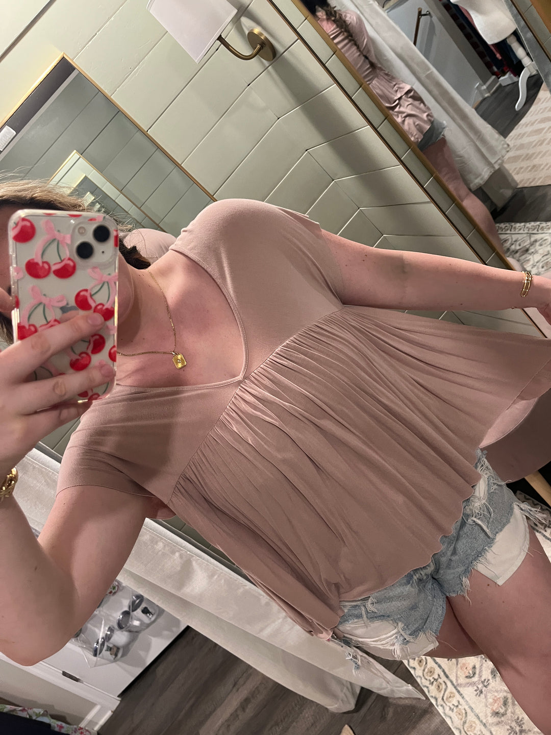 AE babydoll blouse Medium