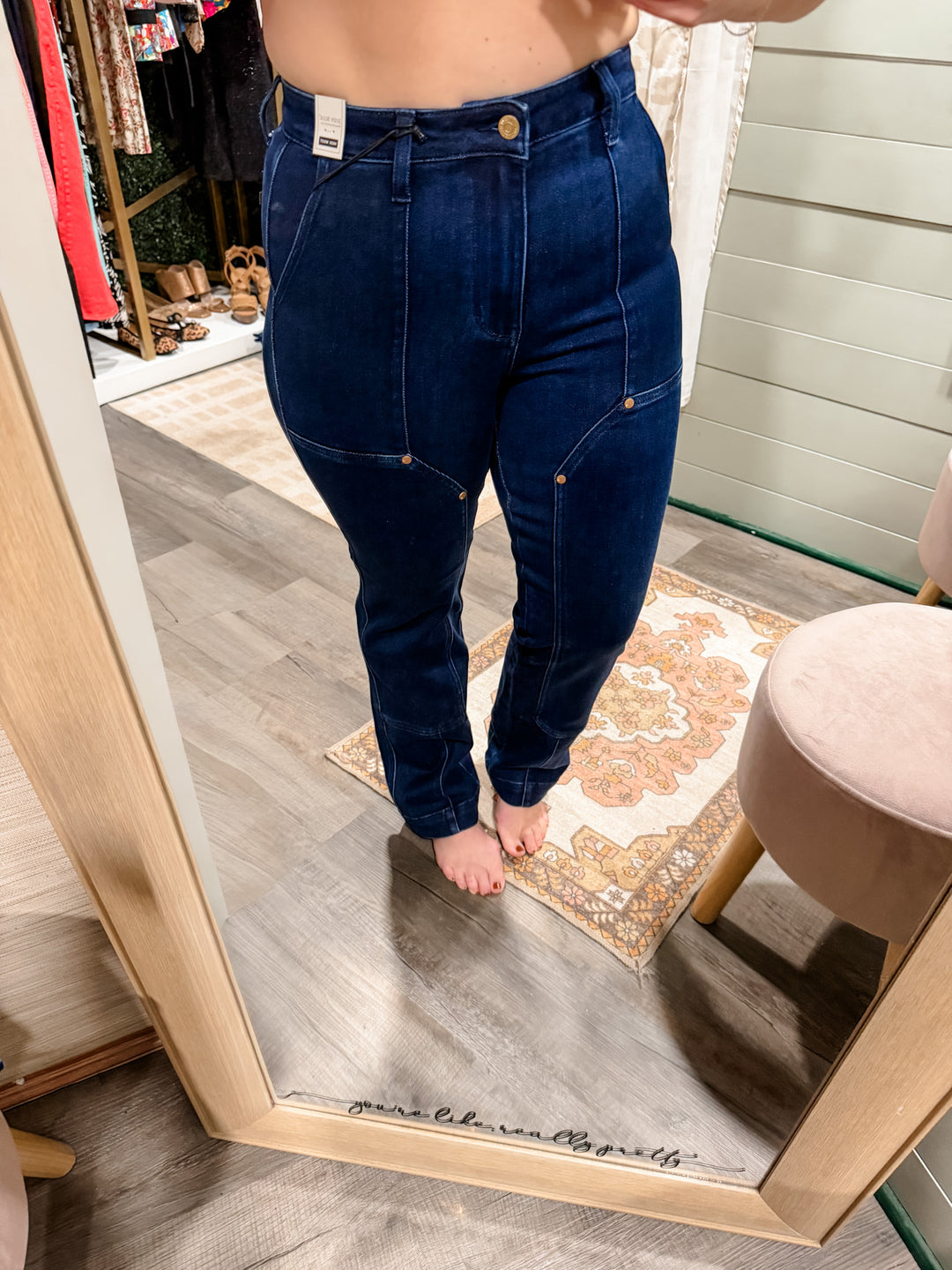 Judy Blue Knee Patch Straight Leg