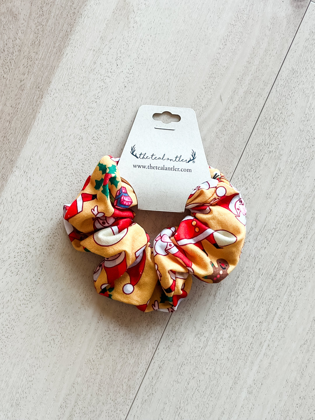 Santa Scrunchie - The Teal Antler Boutique