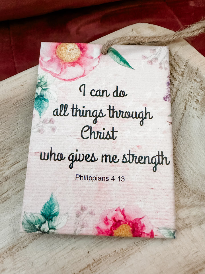 Springtime Plaque Ornament