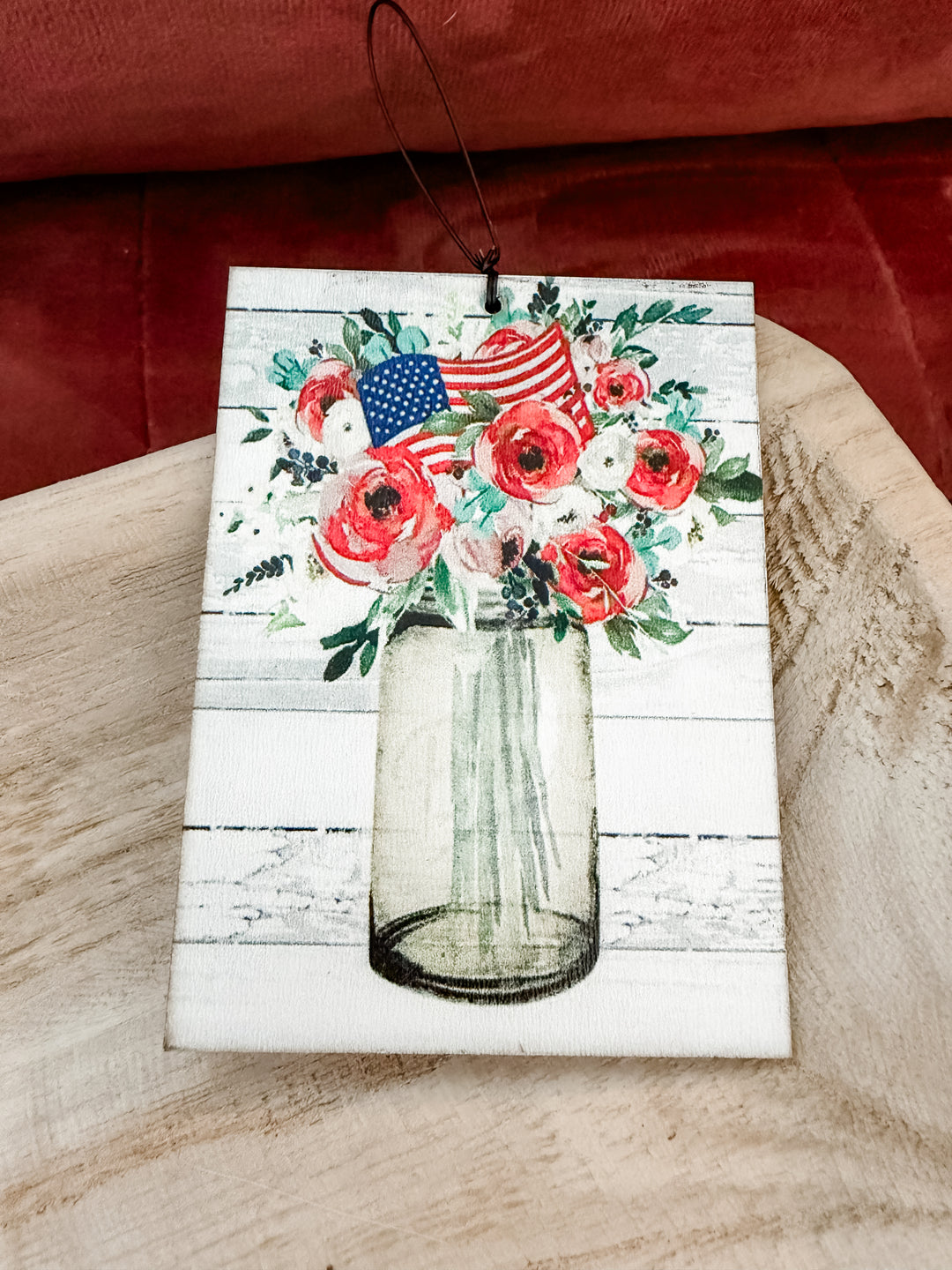 Patriotic Plaque Ornament