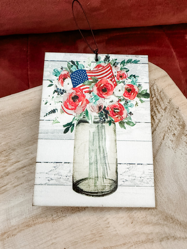 Patriotic Plaque Ornament