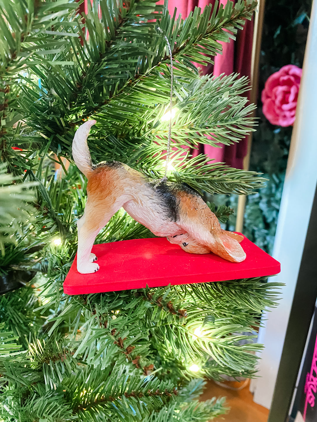 Yoga Pet Ornament