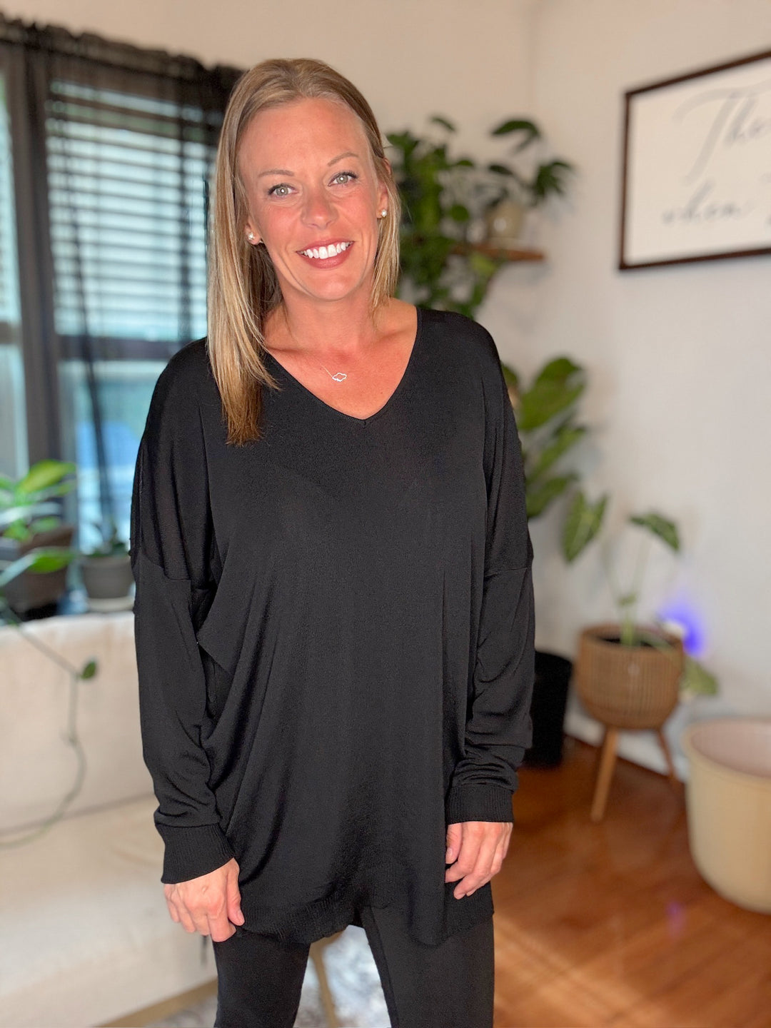 Comfy V Neck Sweater