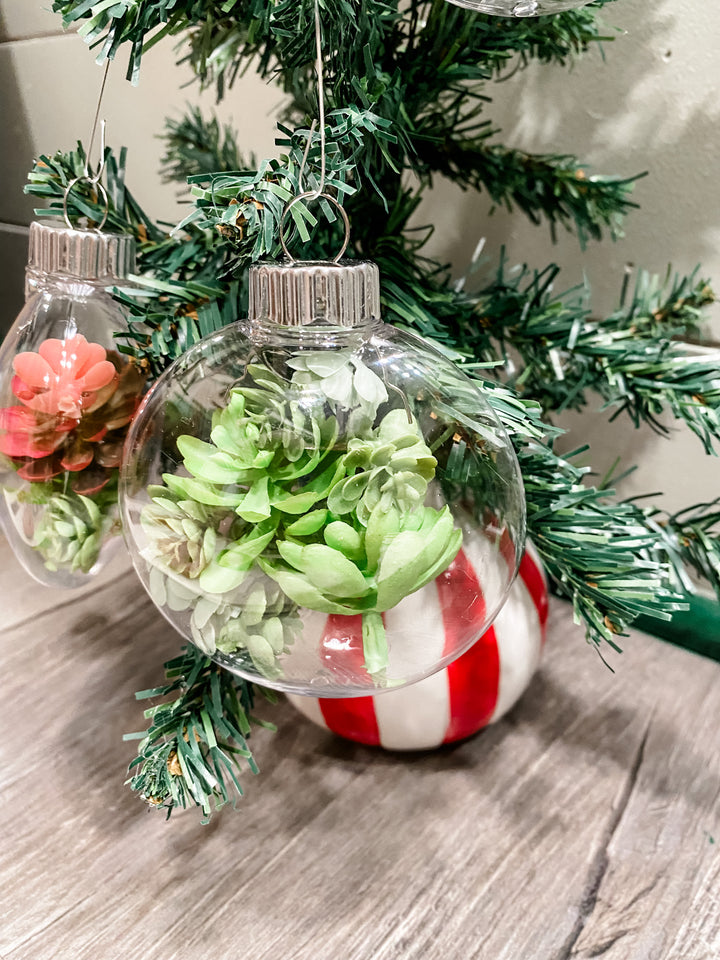 Floral Succulent Ornament