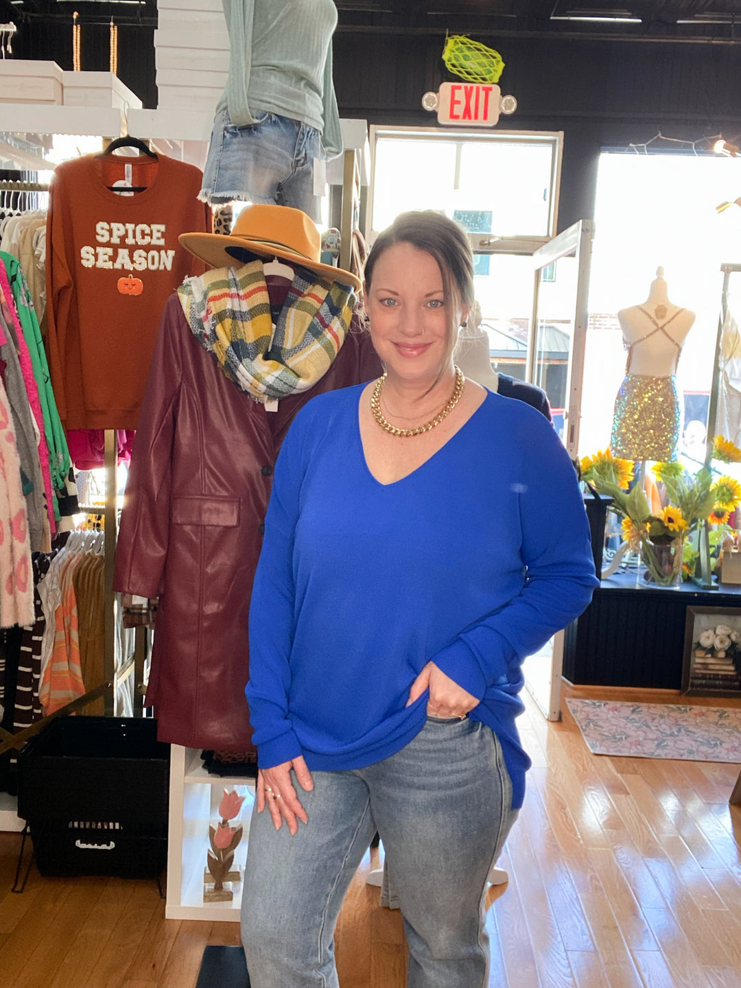 Comfy V Neck Sweater