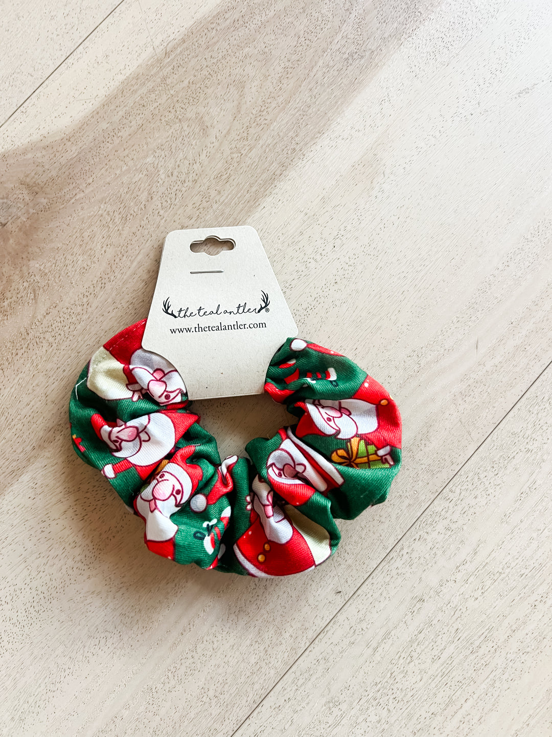 Santa Scrunchie - The Teal Antler Boutique