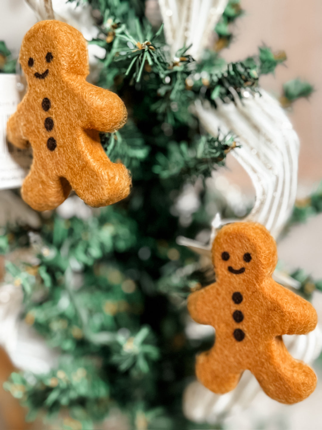 Felted Gingerbread Ornament